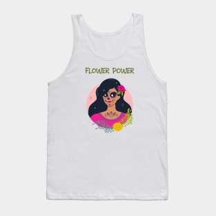 Adorable Vintage Flower Tank Top